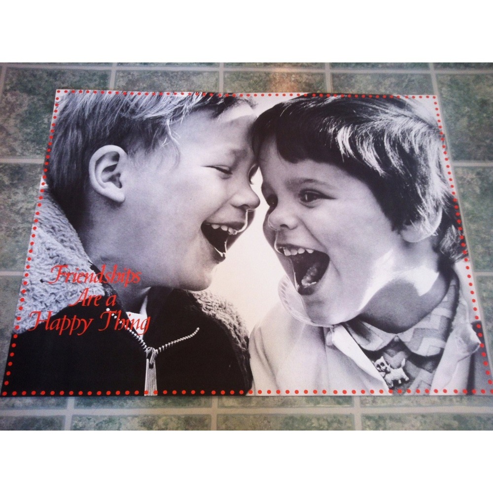 Friendship 70s Poster Children With A big Smile Small World Unlimited* #3 Poster